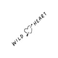 Wild Heart 2 x 2 in