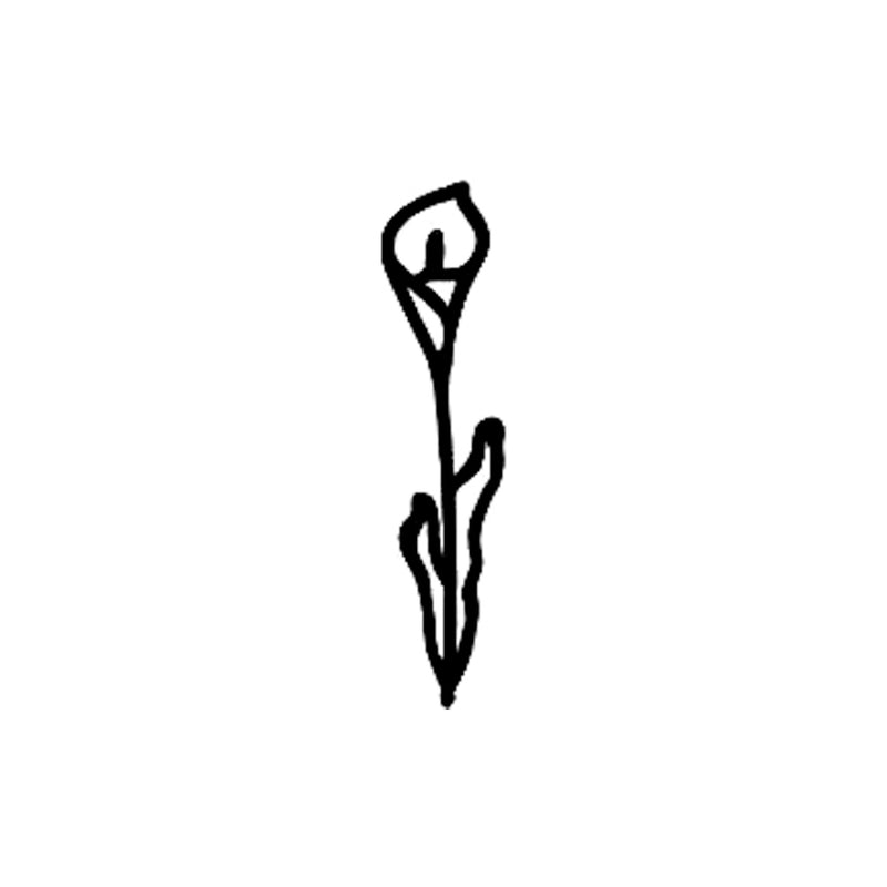 Calla Lily 1 x 1 in