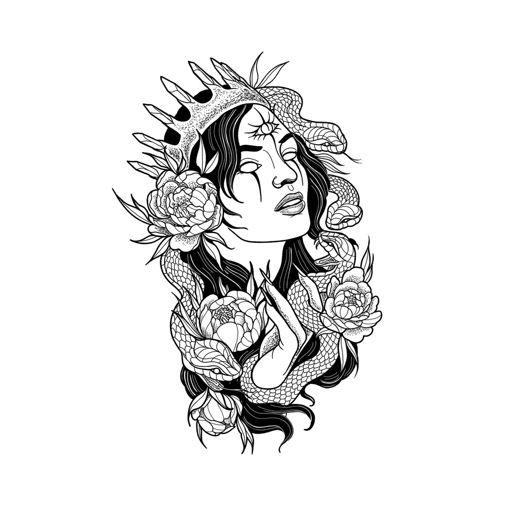Garden of Lilith 6 x 6 in