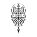 Wolf Spirit 12 x 6 in