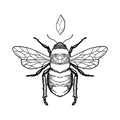 Little Bee Crystal 3 x 3 in