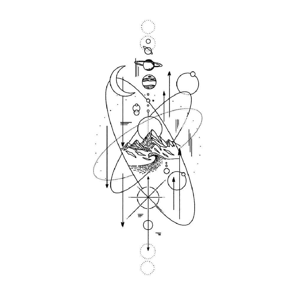 Deconstructed Elements 12 x 6 in