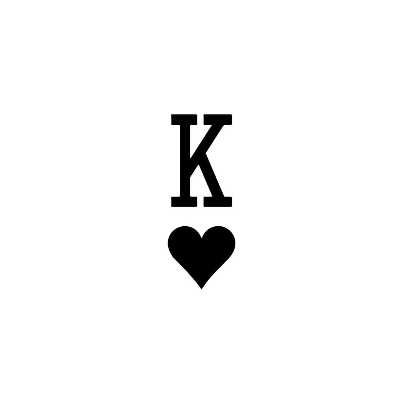 King Of Hearts 1 x 1 in