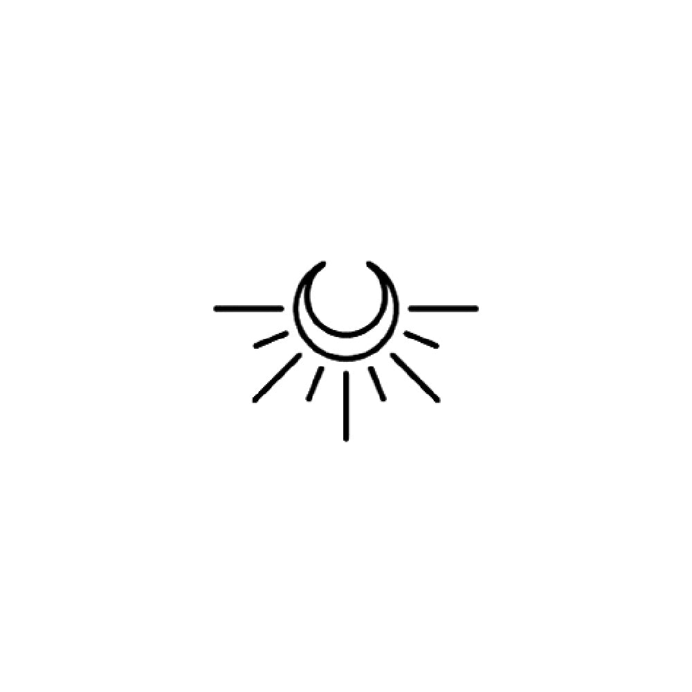 Shine Like The Moon 1 x 1 in