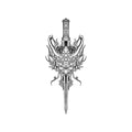 Dragonheart Blade 6 x 3 in