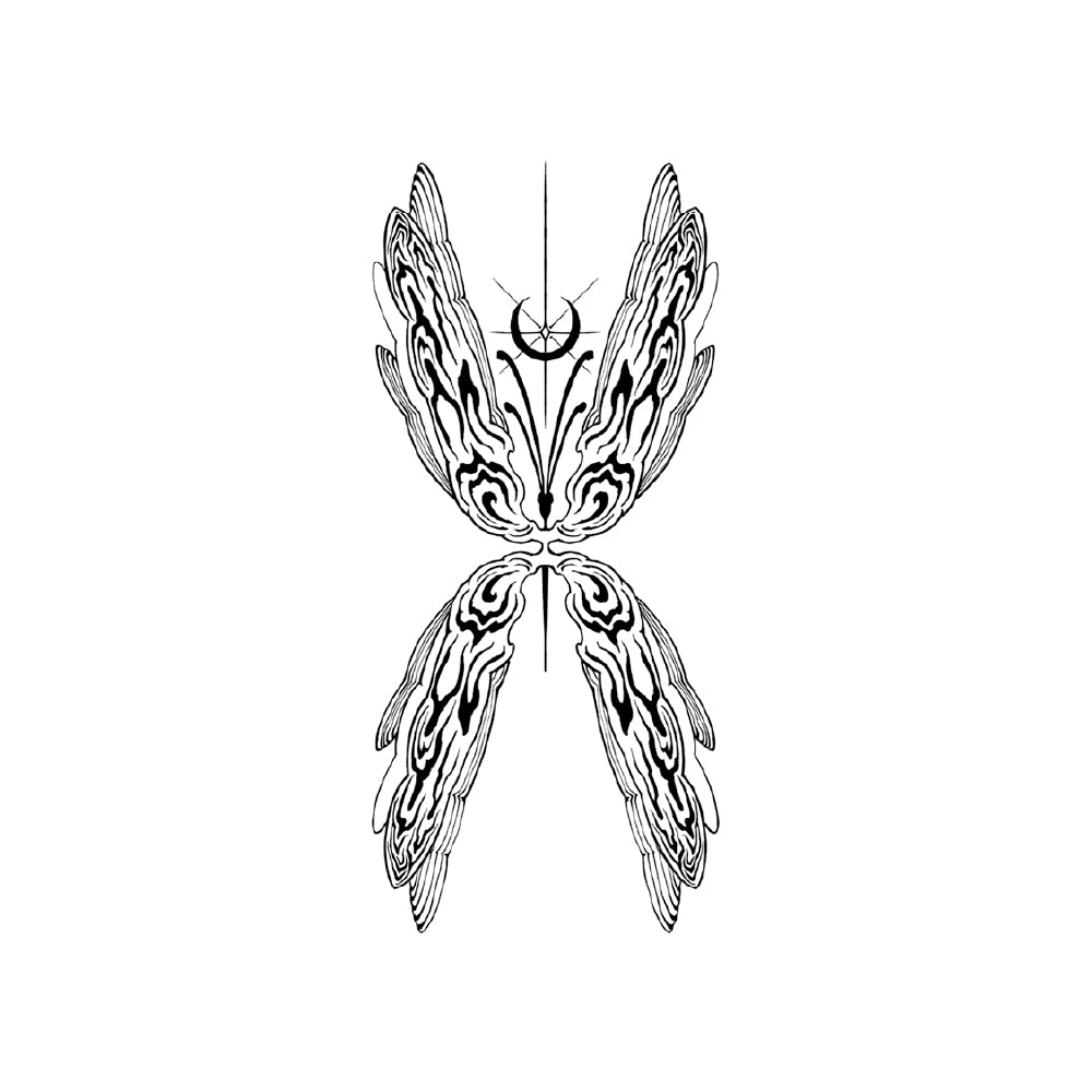 Moonflutter 6 x 3 in