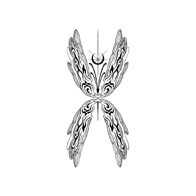 Moonflutter 6 x 3 in