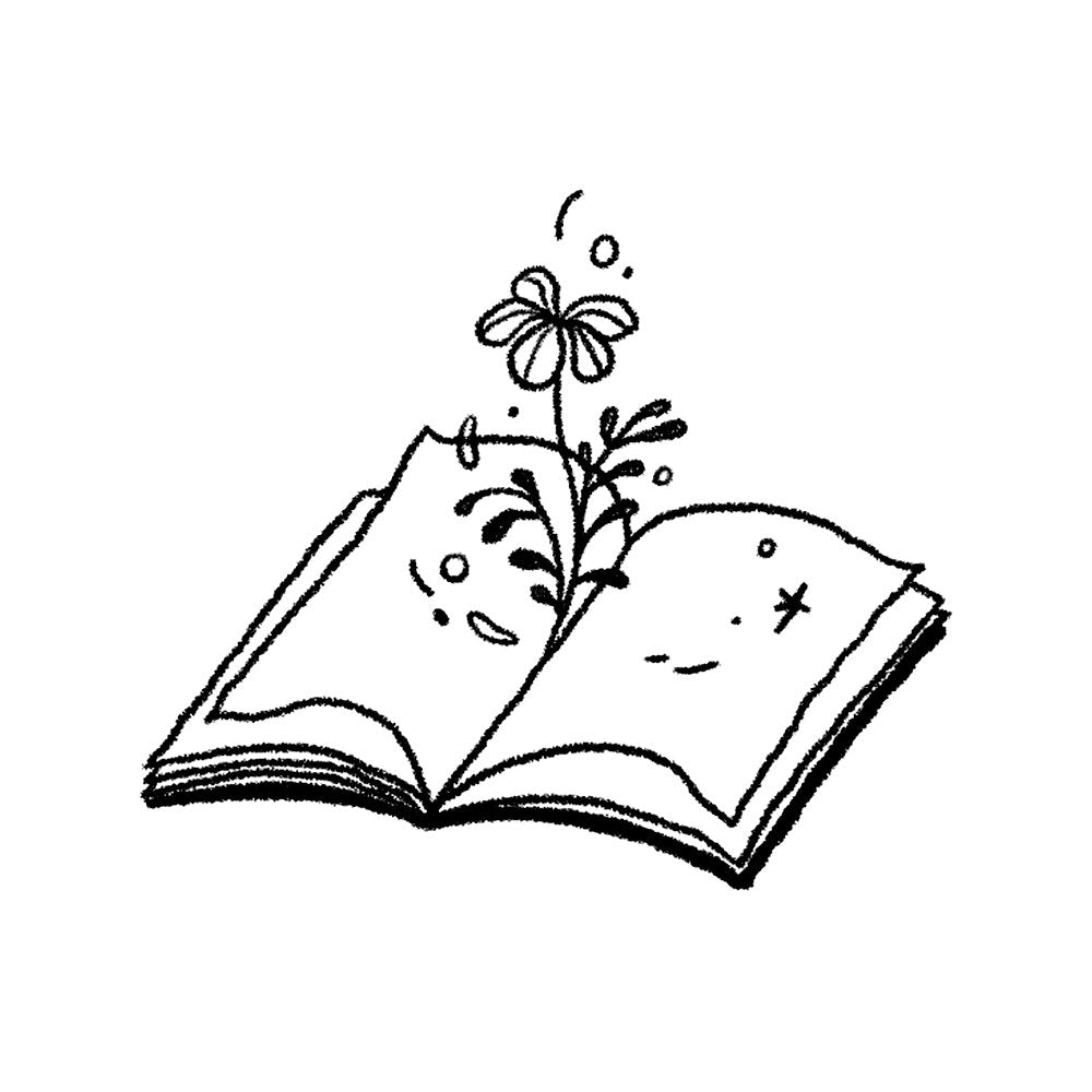 Book Garden 3 x 3 in