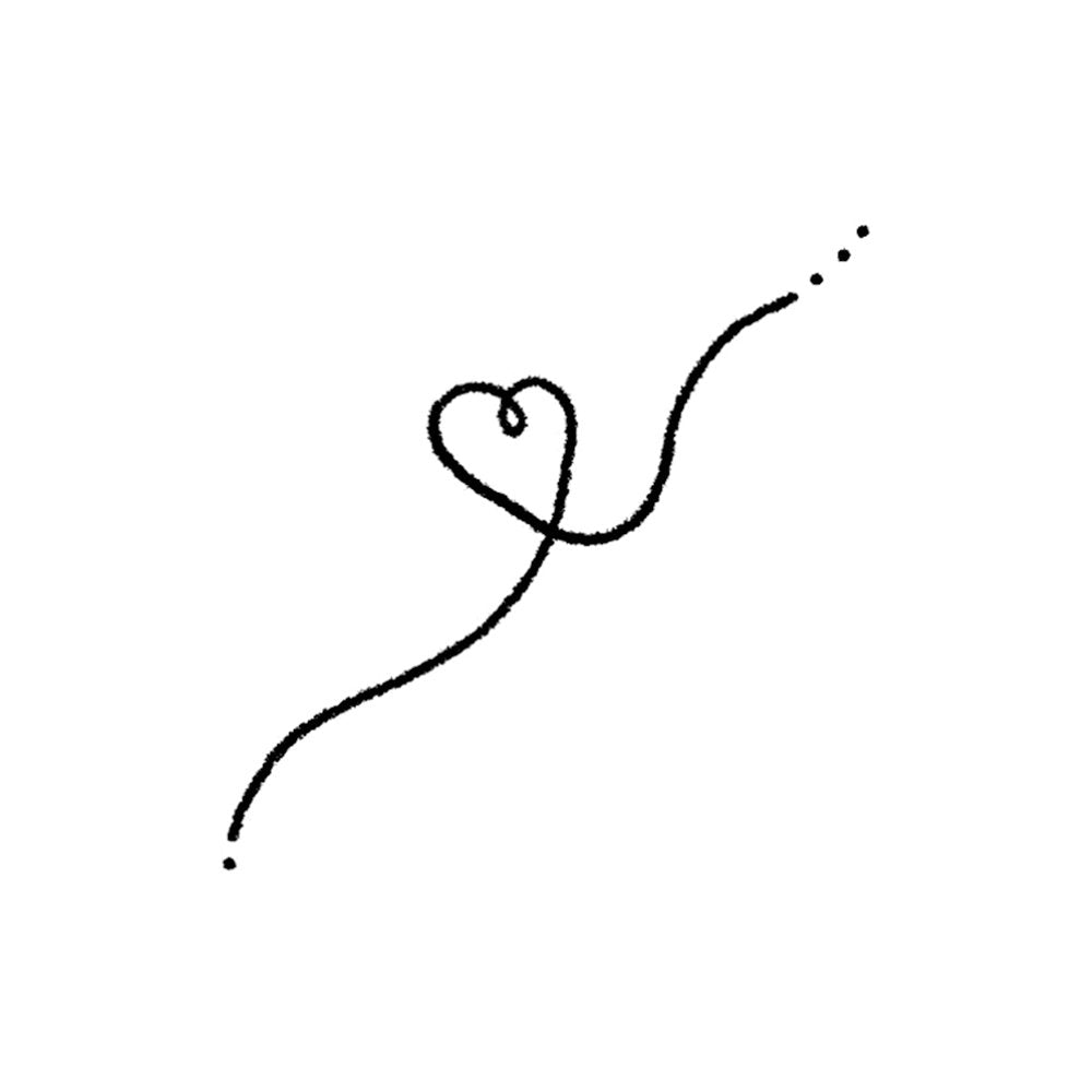 Twisting Heart 2 x 2 in