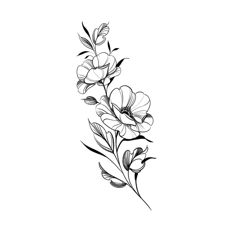 Wild Poppy 6 x 3 in