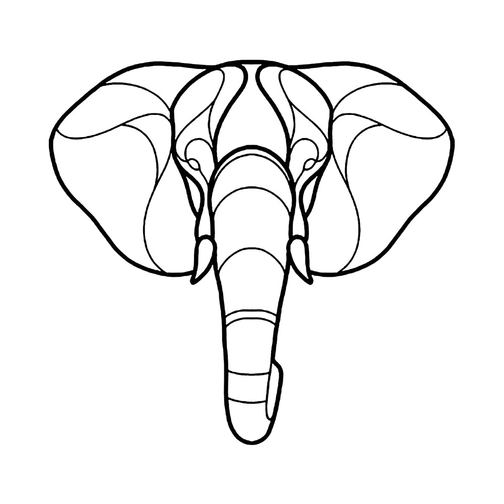 Elsie the Elephant 4 x 4 in