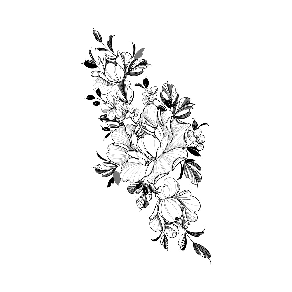 Delicate Peonies 10 x 6 in