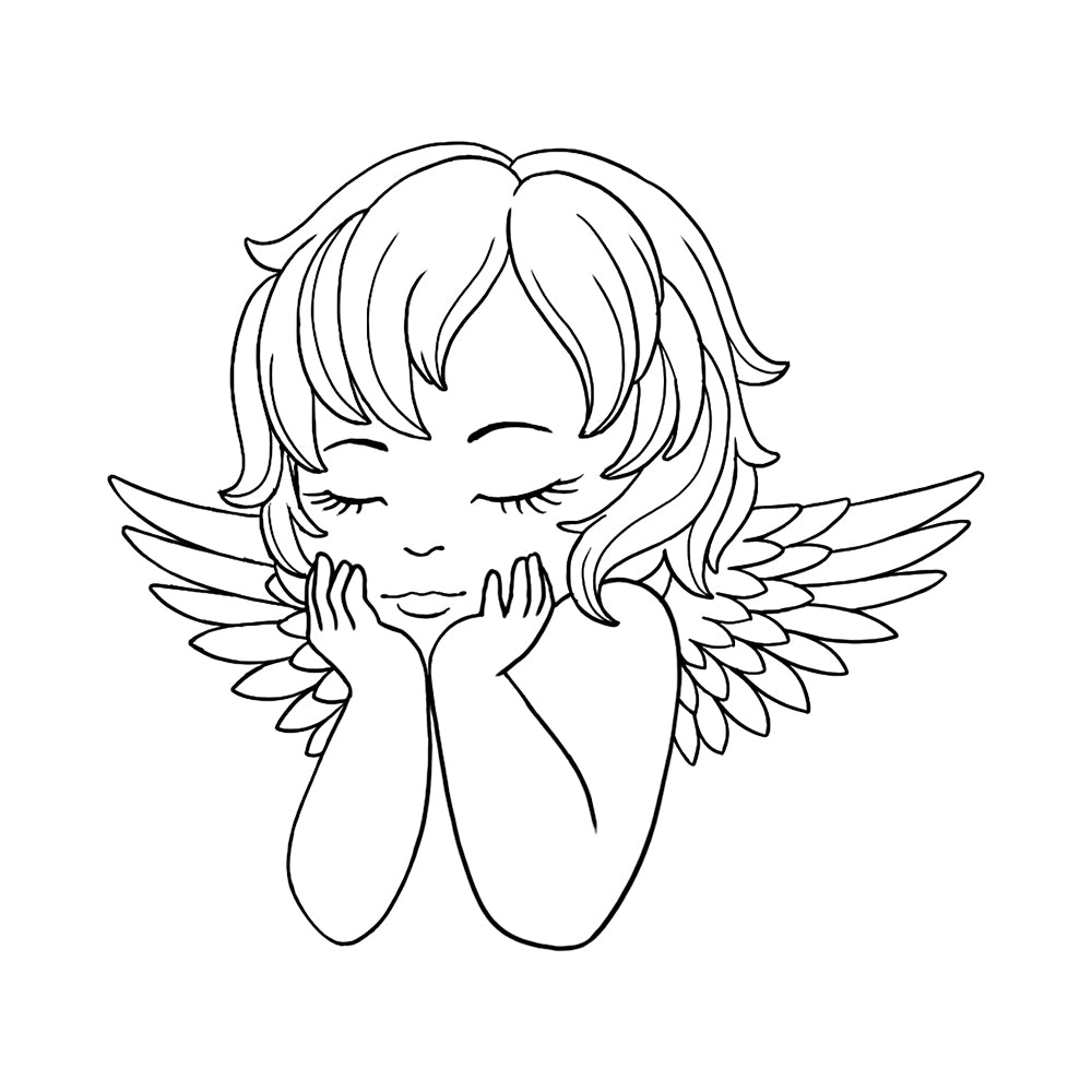 Baby Angel 4 x 4 in