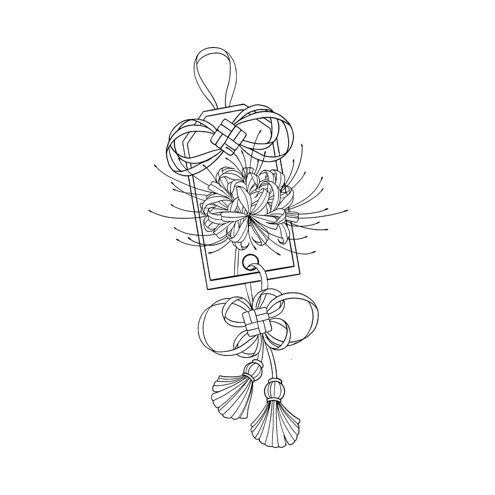 Spider Lily Charm 10 x 6 in