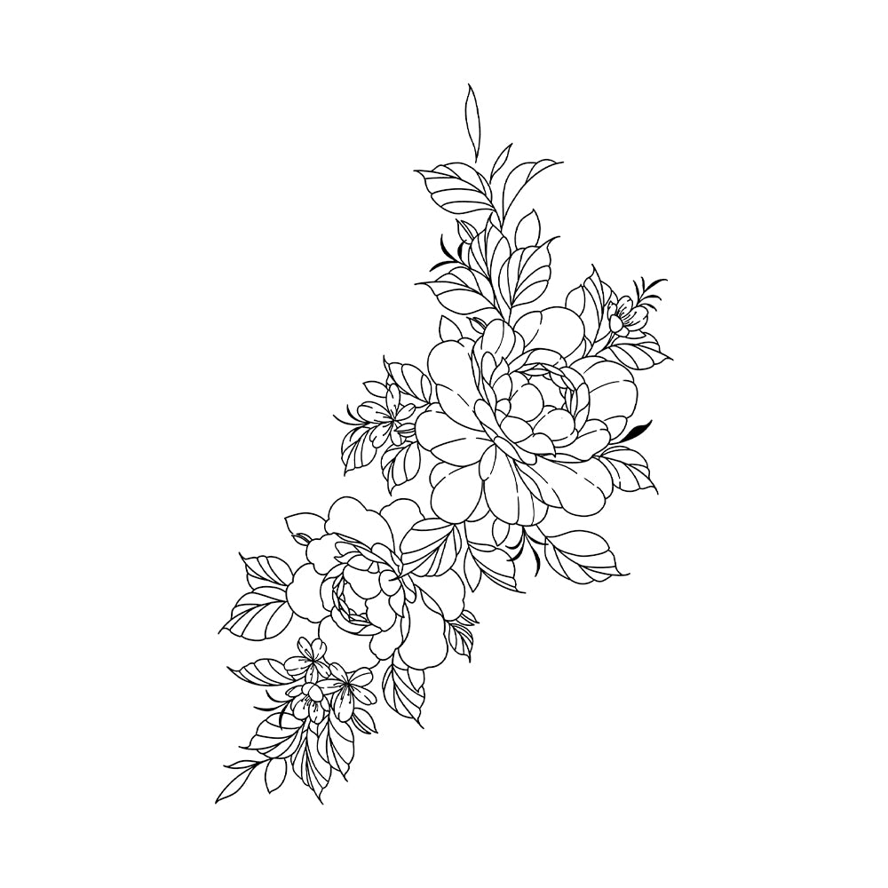 Peony Peace 6 x 4 in