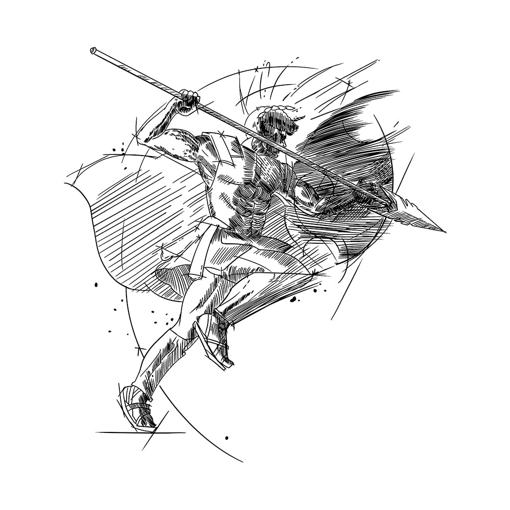God of War 6 x 6 in
