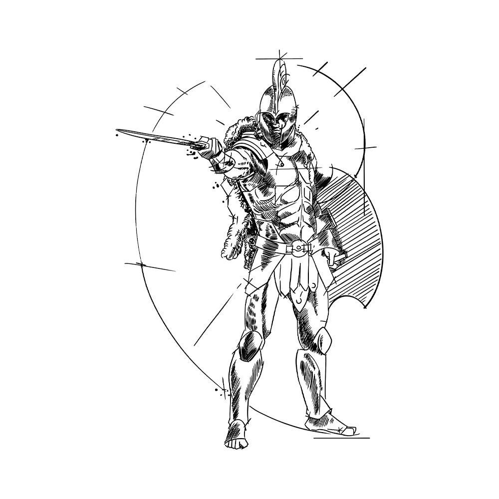 Hero of the Iliad 6 x 4 in