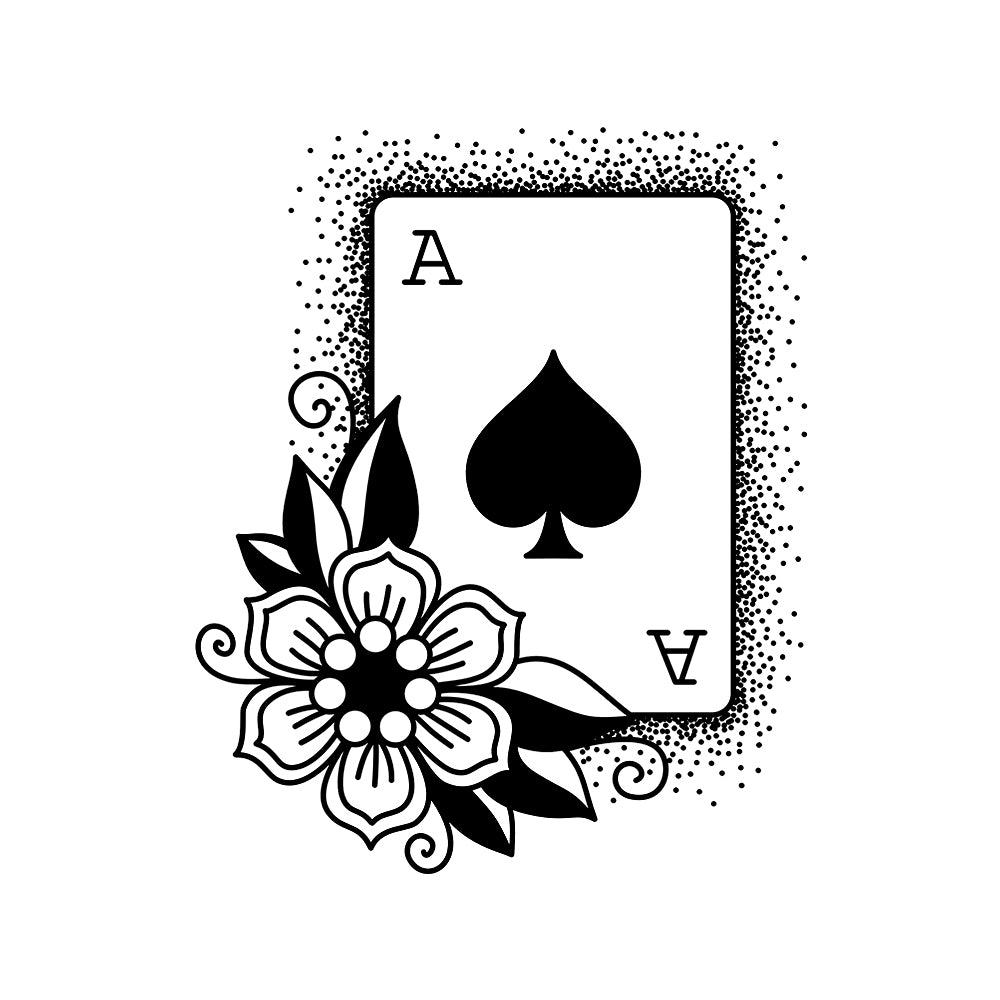Ace of Spades 3 x 3 in