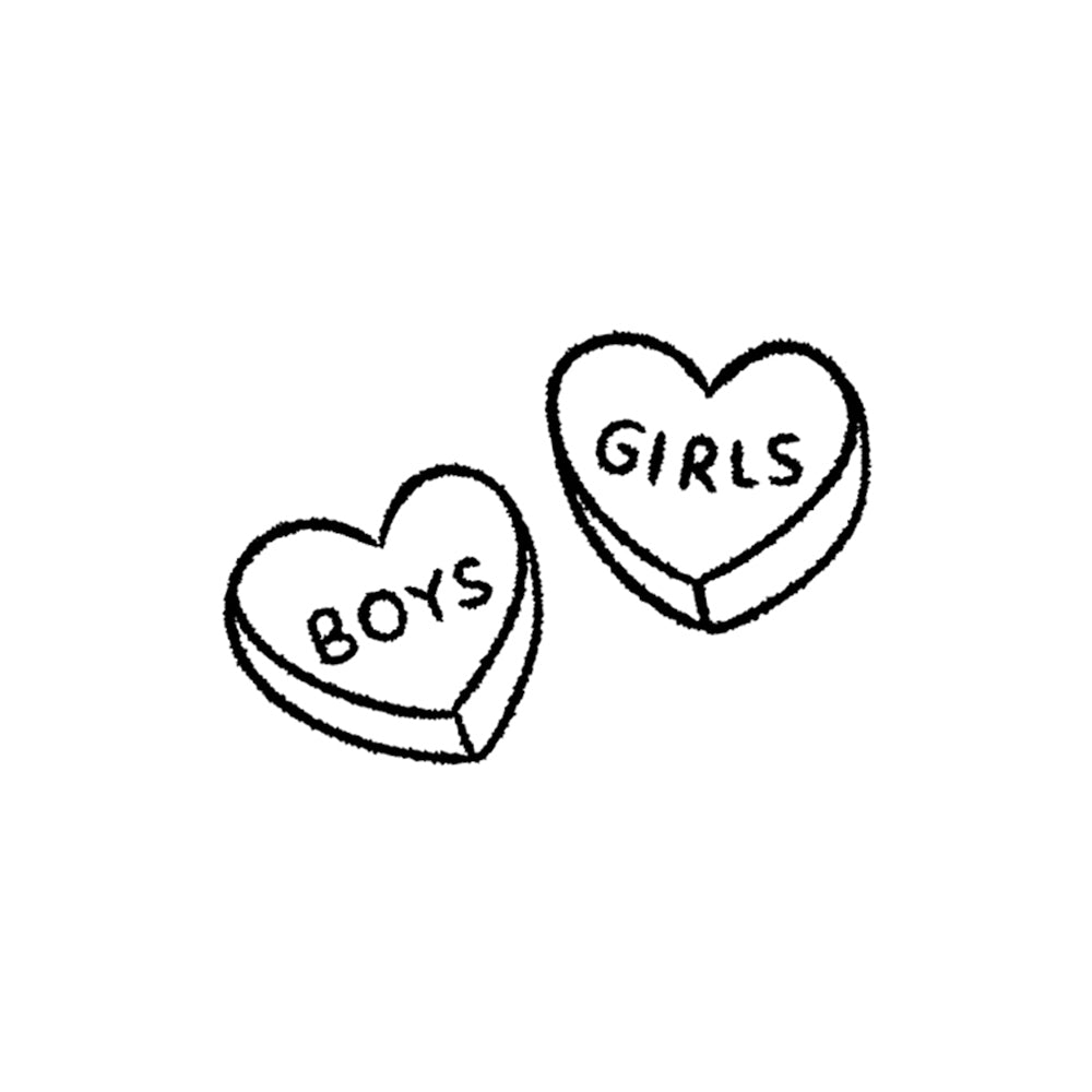 Boys and Girls 2 x 2 in