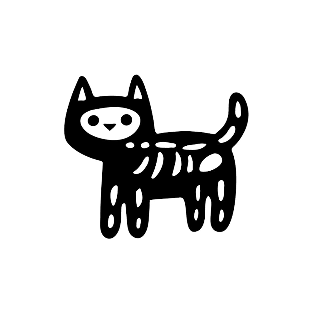 Spooky Cat 2 x 2 in