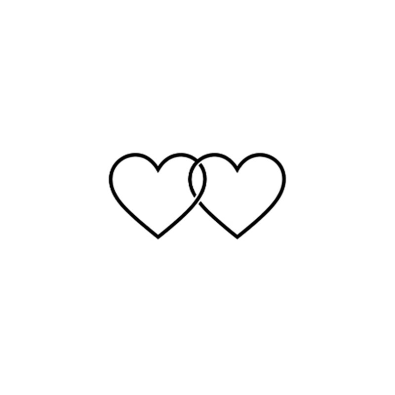 Double Love 1 x 1 in