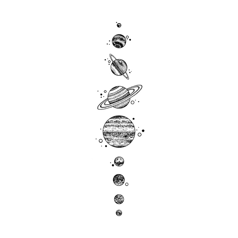 Solar System 6 x 3 in
