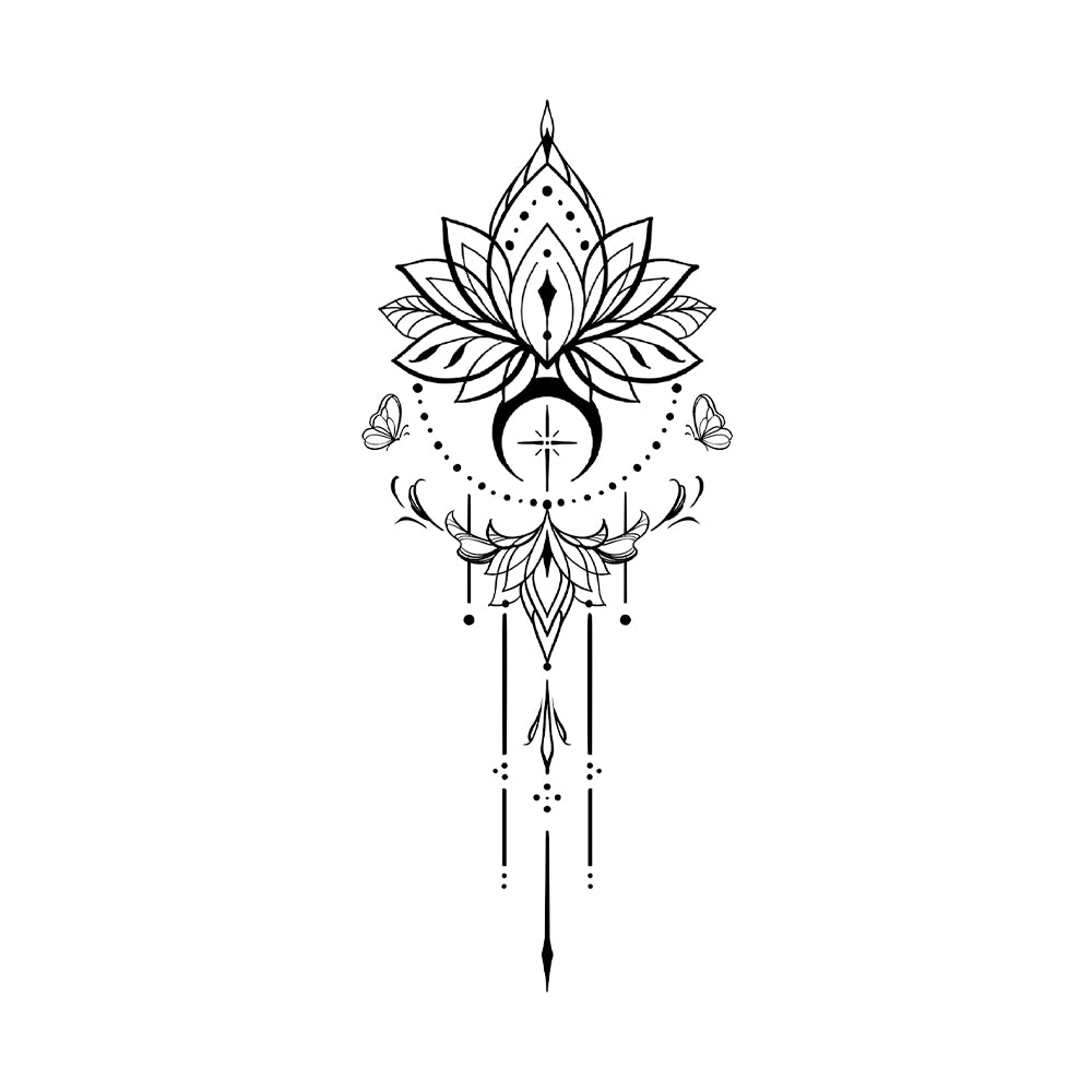 Lunar Lotus 6 x 3 in