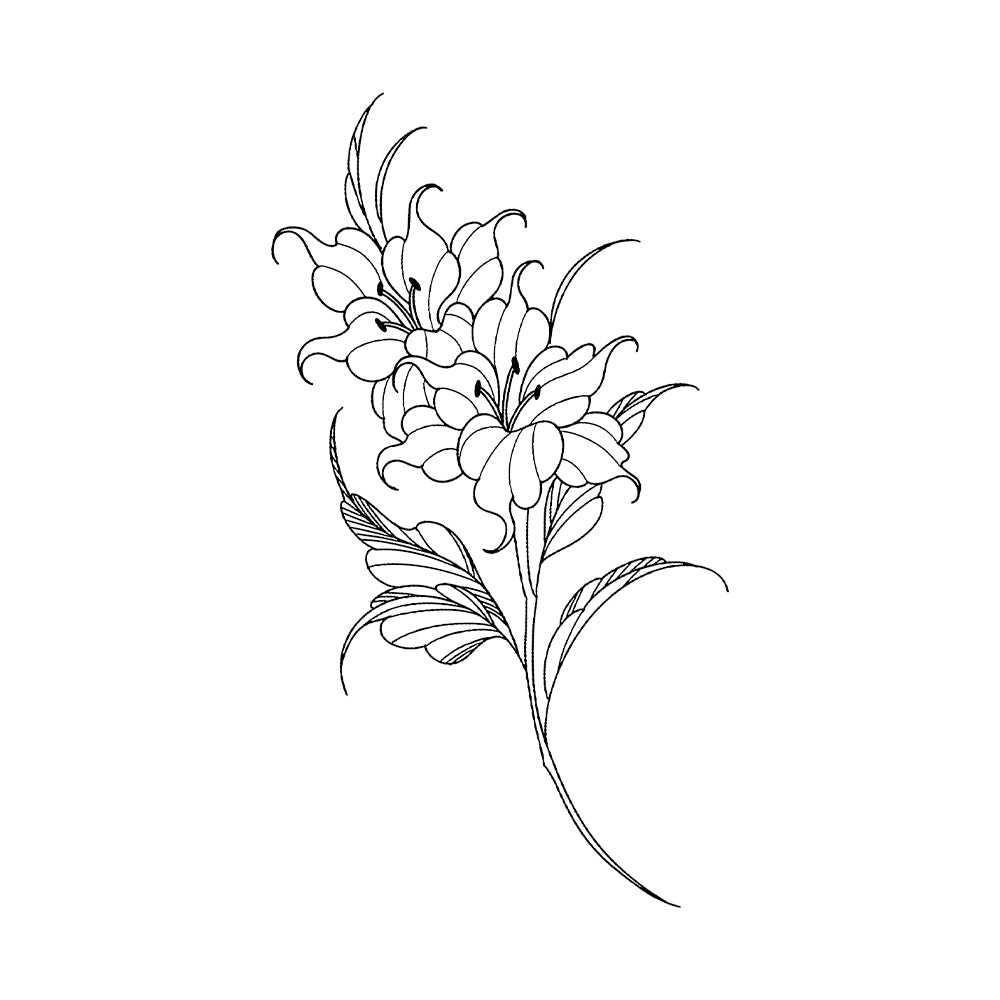 Lilies In Bloom 6 x 4 in