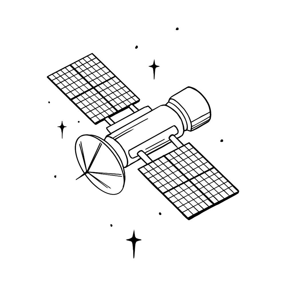 Satellite 4 x 4 in