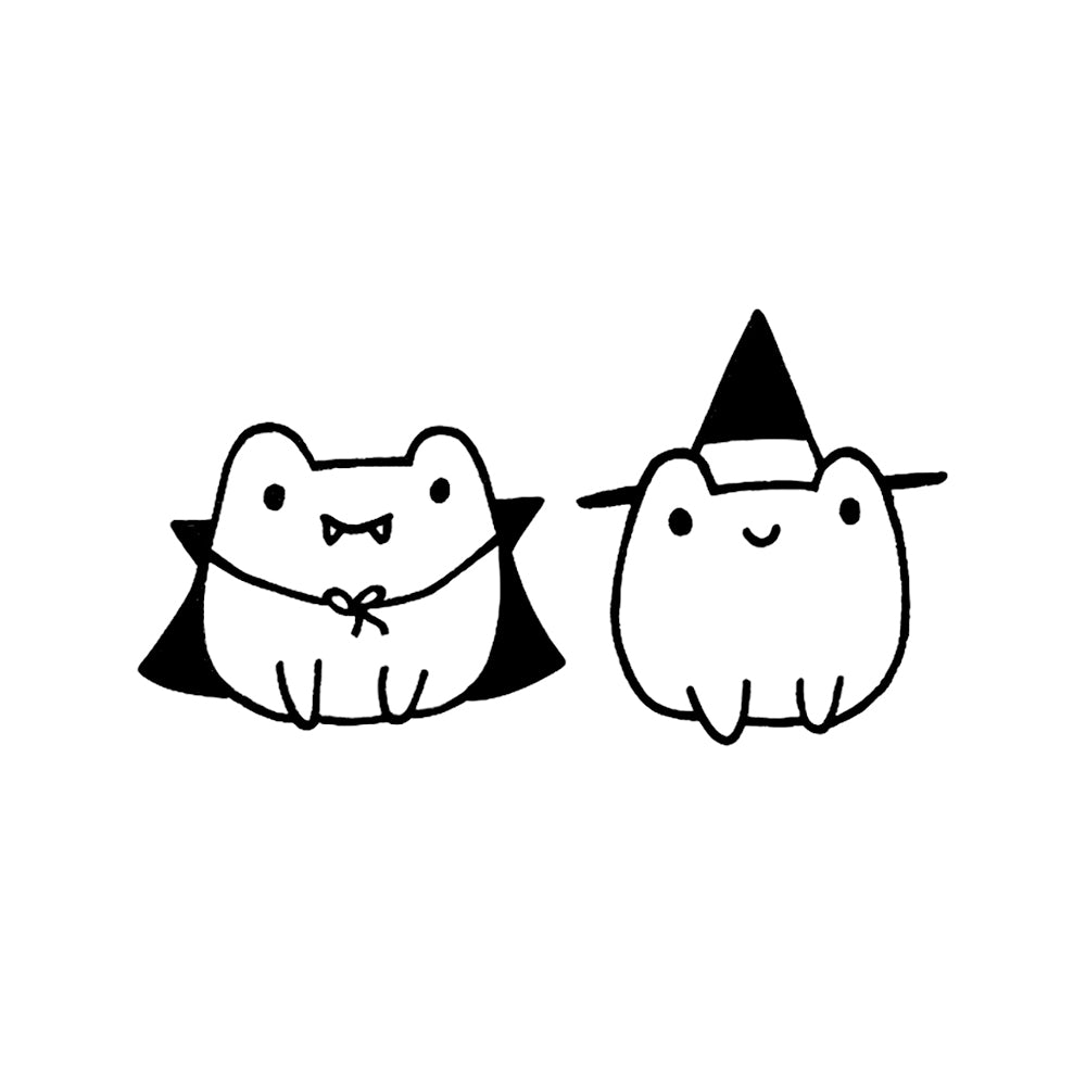 Hoppy Halloween 3 x 3 in