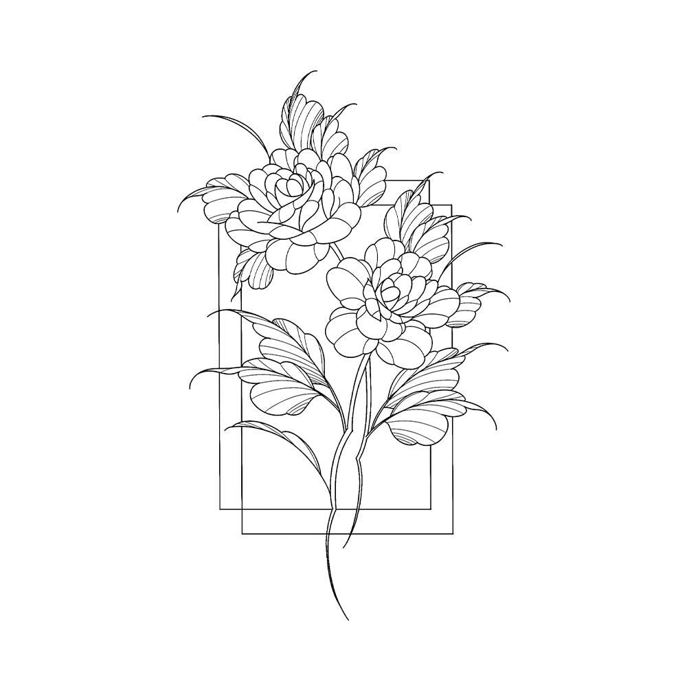Form and Floral 10 x 6 in