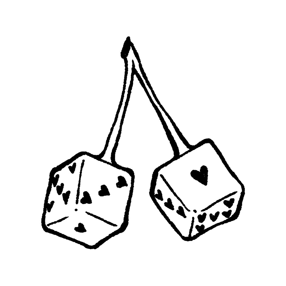 Roll For Romance 3 x 3 in