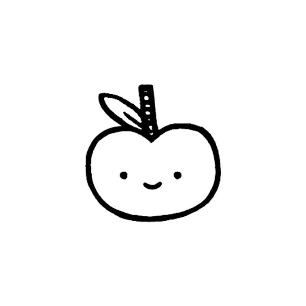 Apple a Day 1 x 1 in