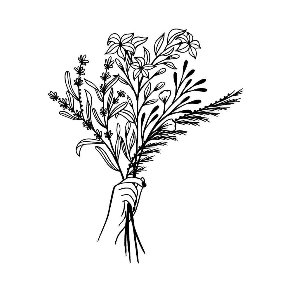 Solace in Bloom 4 x 4 in