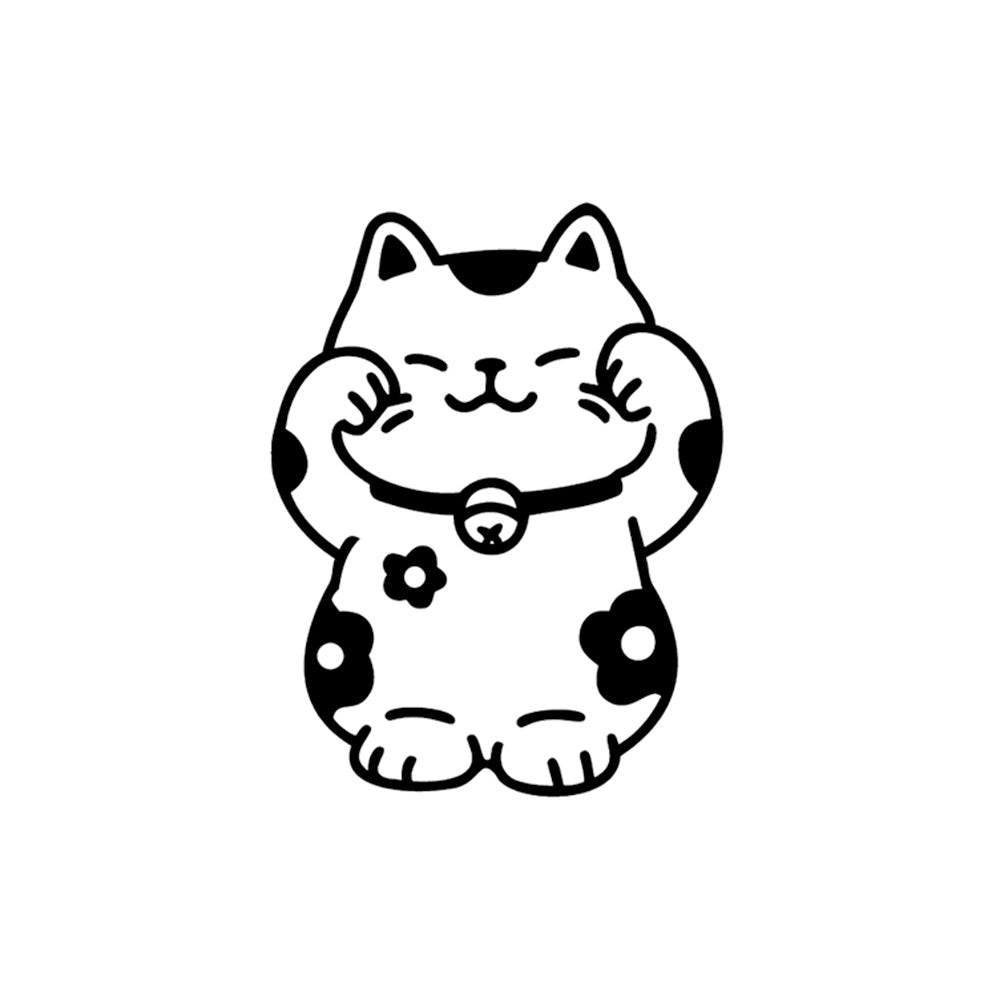 Lucky Kitty 2 x 2 in