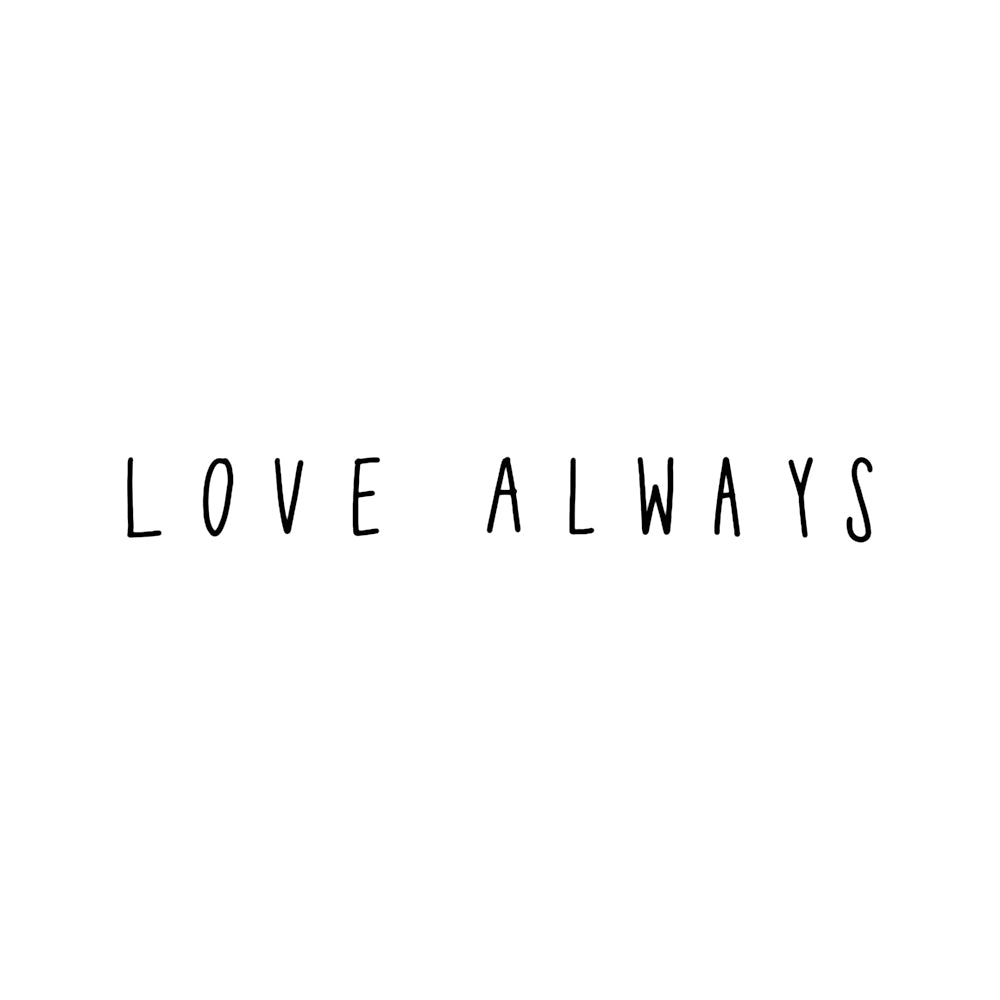 Love Always 3 x 1.5 in