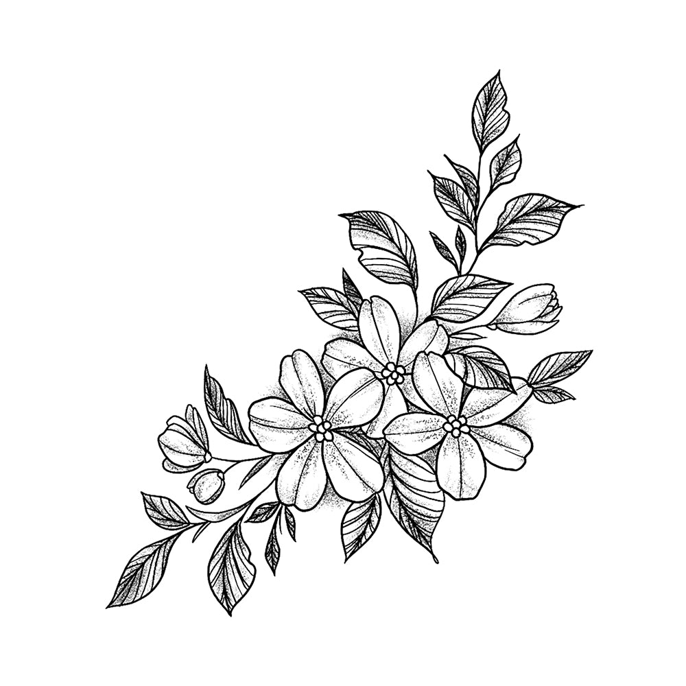 Quiet Flourish 4 x 4 in