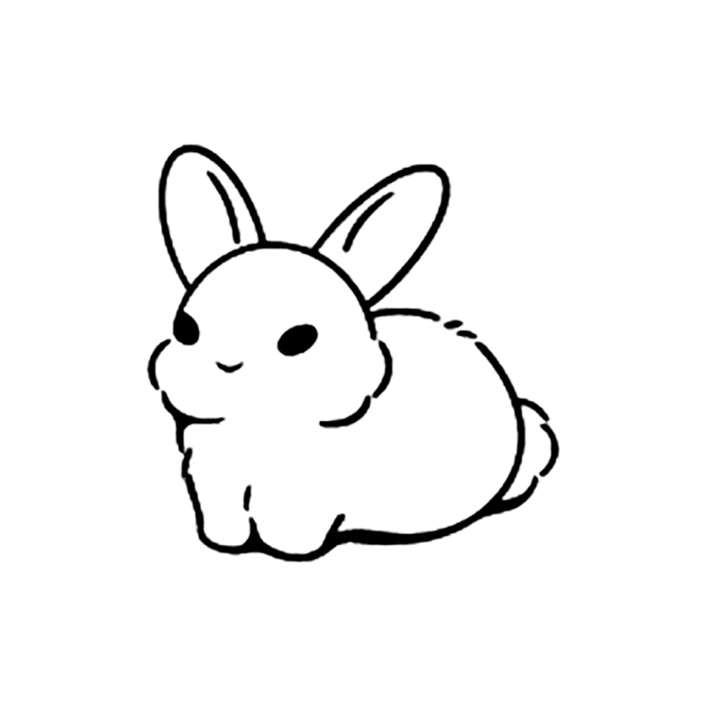 Chill Bunny 2 x 2 in