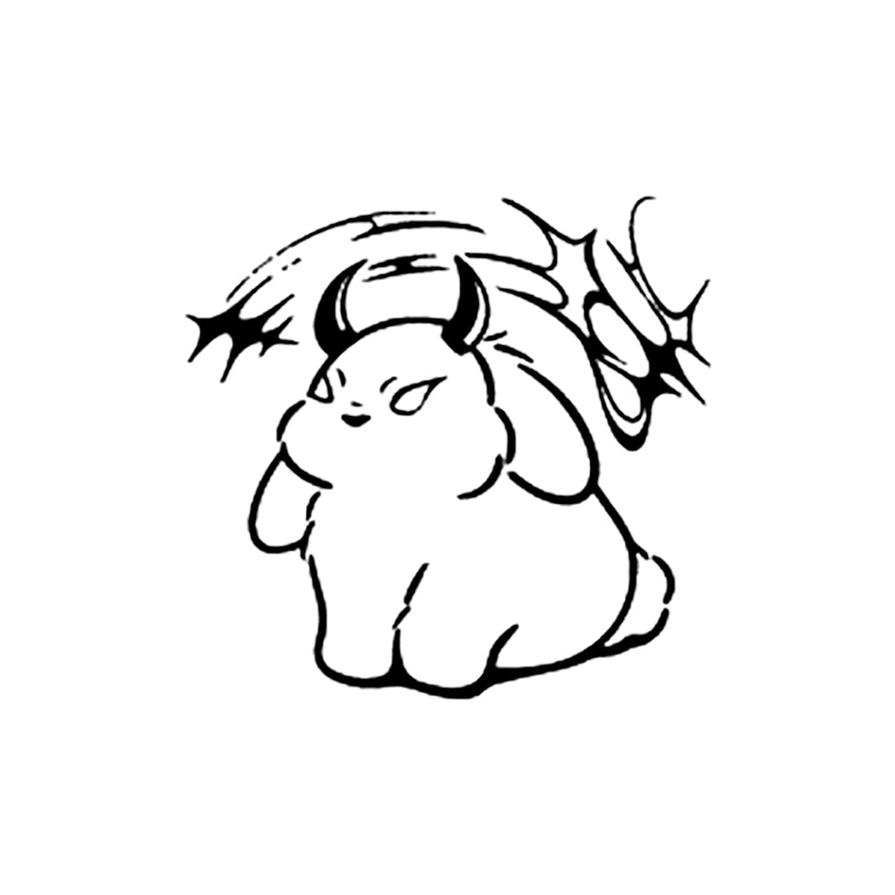 Nightmare Bunny 2 x 2 in