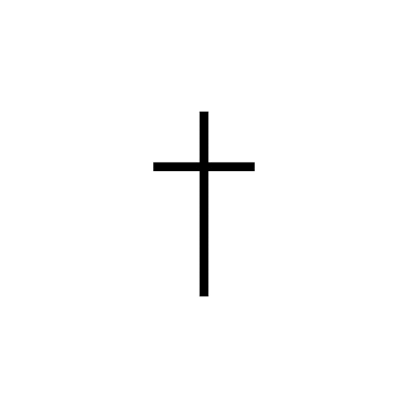Tiny Cross 1 x 1 in