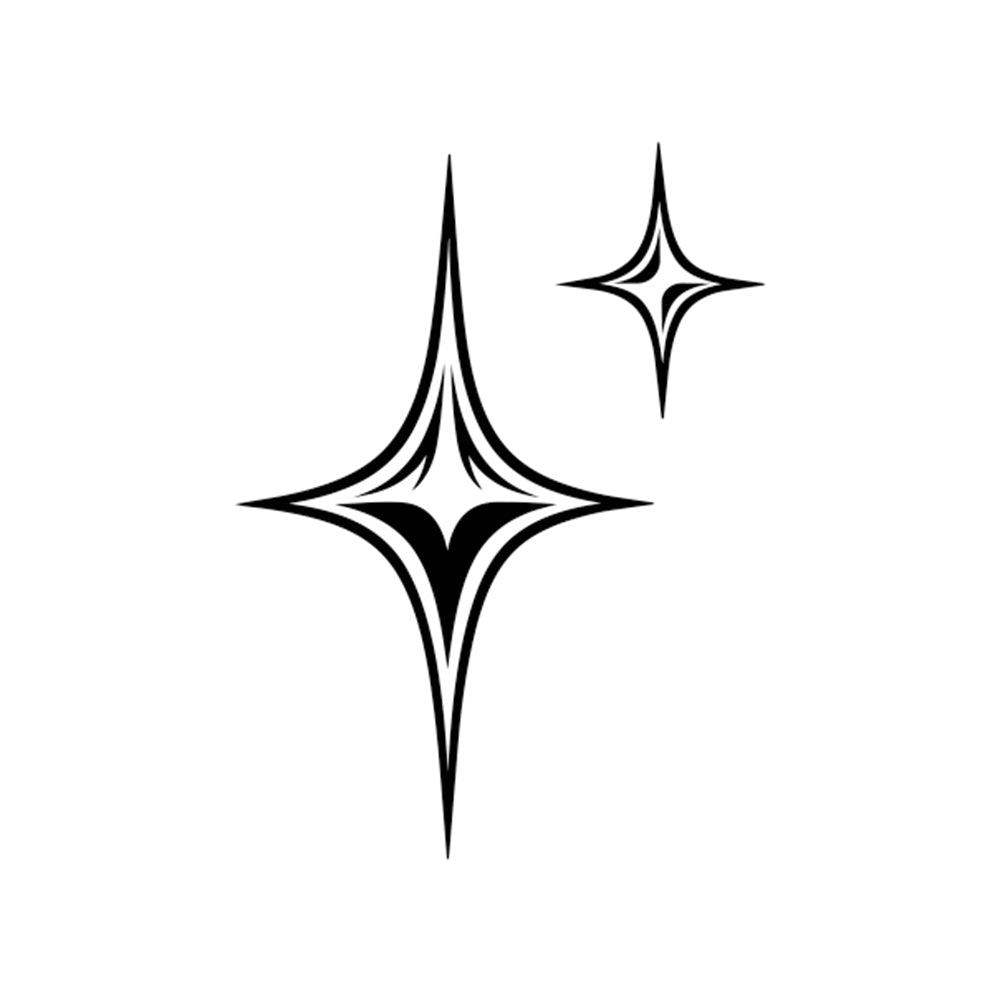 Chrome Sparks 2 x 2 in